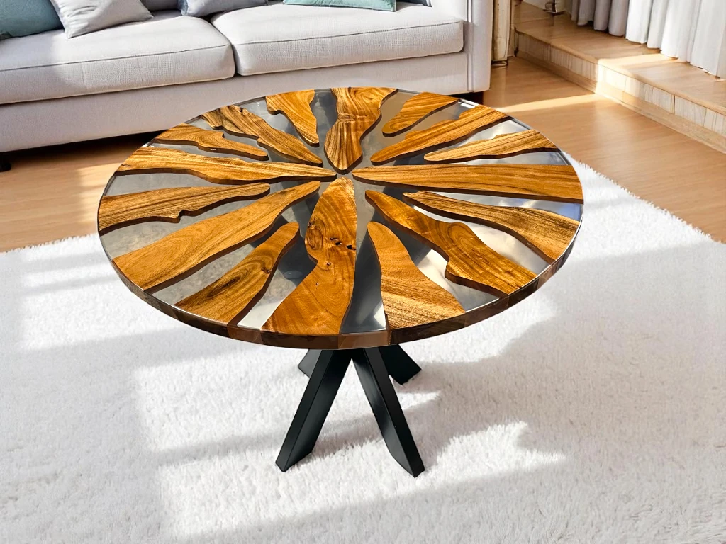 Live Edge Round Tables - Handmade Masterpiece Art 